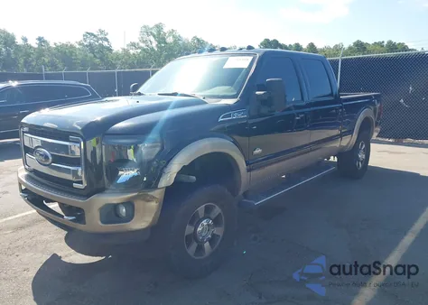 2012 Ford F-250 Lariat из США, поврежденный, VIN 1FT7W2BT8CEA02571